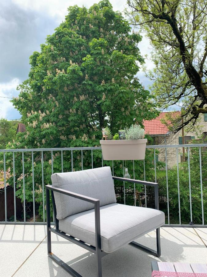 Fe Wo Brunnen - 120 Qm - Ruhige Lage - Viel Natur- Komfortabel - Grosser Balkon Und Garten Memmingen Zewnętrze zdjęcie
